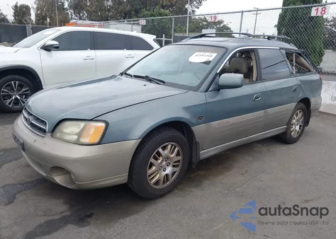 2001 Subaru Outback H6-3.0 из США, поврежденный, VIN 4S3BH806117653613